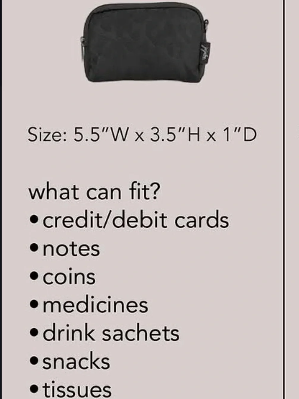 JuJuBe Be Set Small Pouch